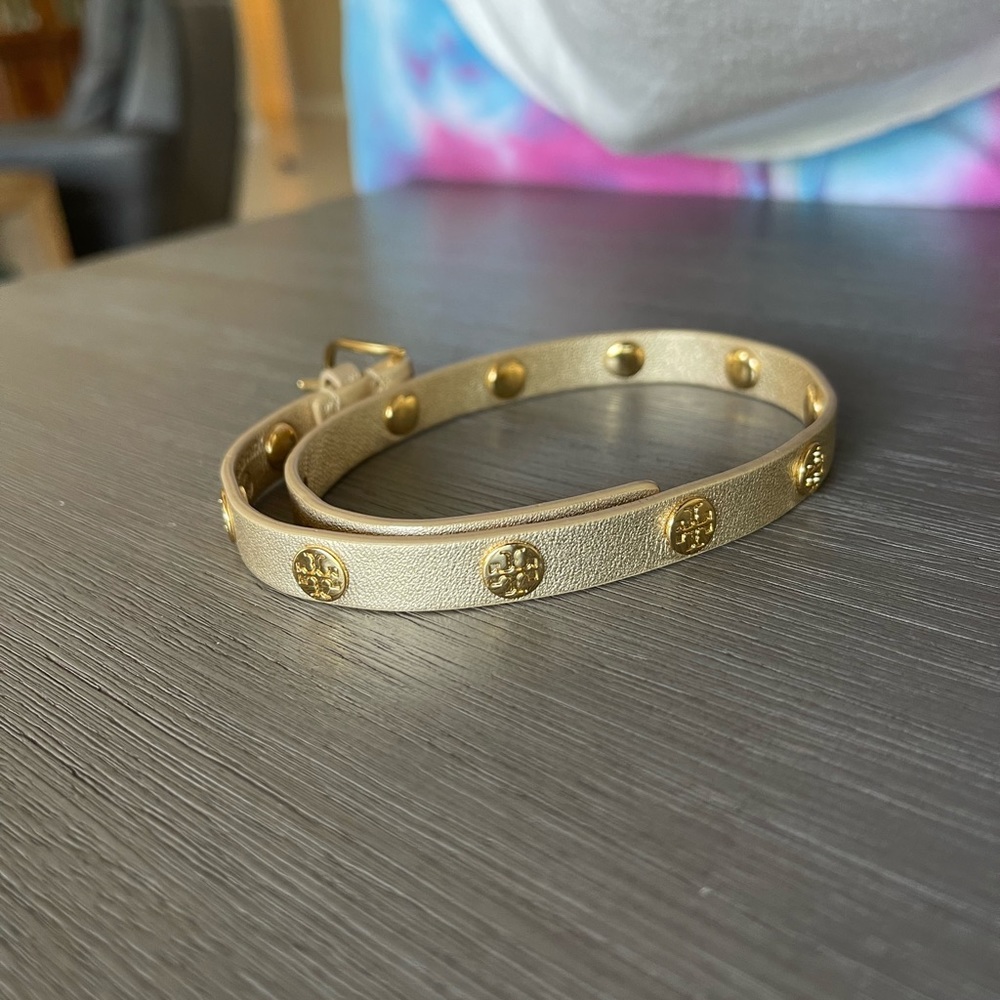 Tory Burch leather wrap bracelet